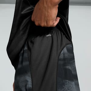 VELOCITY All-Over Print Men's 7" Running Shorts, PUMA Black, extralarge-IND